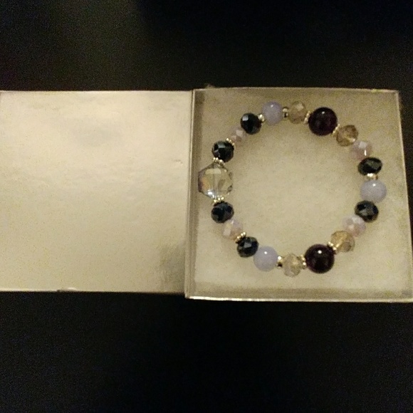 Evening Crystal Metallic Bracelet - Picture 7 of 8